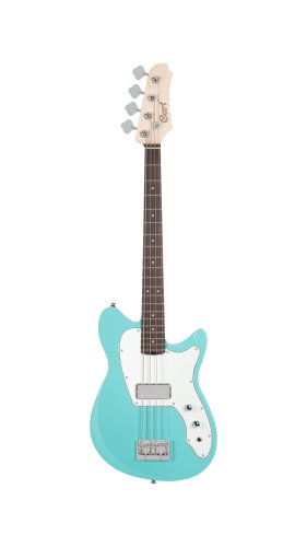 Cort Retro 304 Short-Scale 4-String Bass Guitar with Gig Bag. Seafoam Green