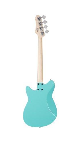 Cort Retro 304 Short-Scale 4-String Bass Guitar with Gig Bag. Seafoam Green