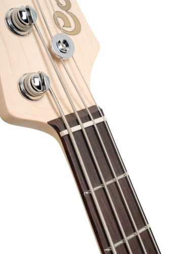 Cort Retro 304 Short-Scale 4-String Bass Guitar with Gig Bag. Seafoam Green