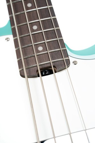 Cort Retro 304 Short-Scale 4-String Bass Guitar with Gig Bag. Seafoam Green