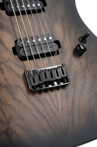 Cort KX500 Baritone Electric Guitar. Natural Black Burst