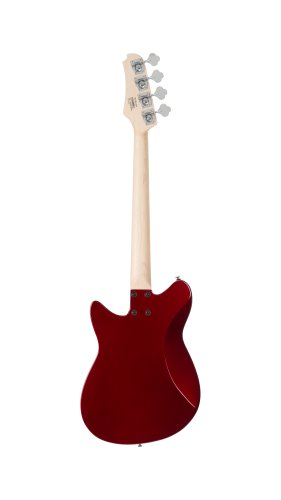 Cort Retro 304 Short-Scale 4-String Bass Guitar with Gig Bag. Candy Apple Red