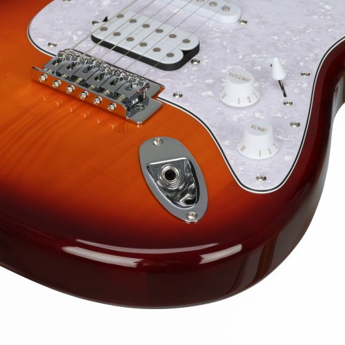Washburn STAGEPACKSB Sonamaster Series Stage Pack Electric Guitar Pack. Tobacco Sunburst