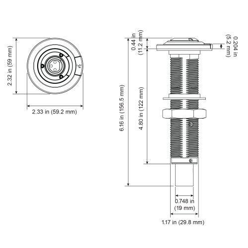 MS201L Flush-Mount Microphone Base with Logic Control
