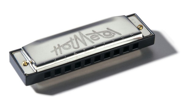 Hohner 572BXE Hot Metal Harp. Key of E