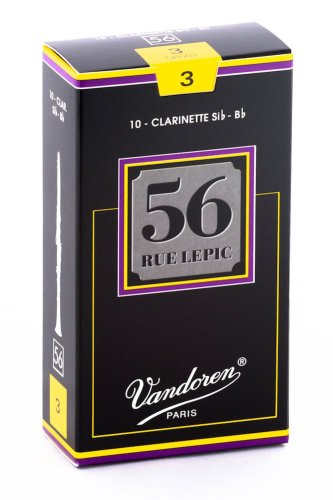 Vandoren CR503 Bb Clarinet 56 Rue Lepic Reeds Strength #3. (Box of 10)