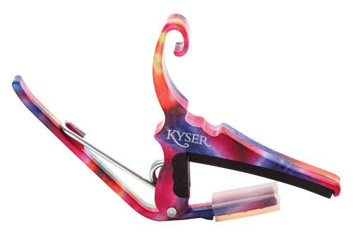 Kyser KG6TD Guitar Capo. Tie Dye