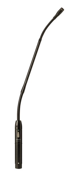 Shure MX412S/C 12" Microflex Gooseneck Mic. Preamp LED Mute Button XLR Bottom Exit Cardioid Capsule