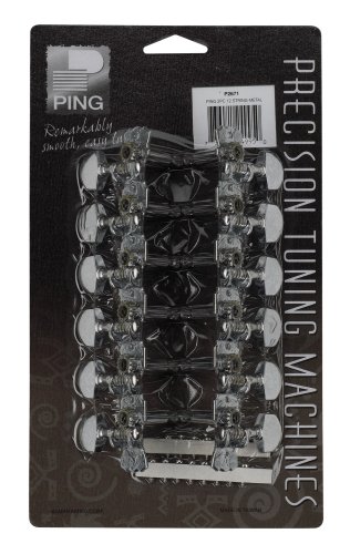 Ping P2671 Deluxe (12 String) Plate Machine Heads. 6-In-Line (2 Set)