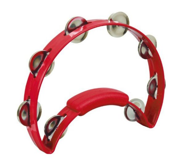 Rhythm Tech RT1230 Solo Tambourine. Red