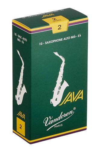 Vandoren SR262 Alto Saxophone Java Reeds Strength #2. (Box of 10)