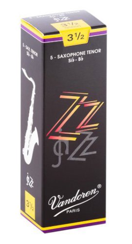 Vandoren SR4235 Tenor Saxophone ZZ Reeds Strength #3.5. (Box of 5)