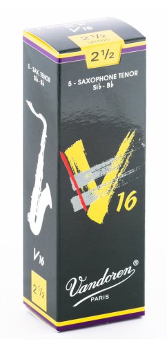 Vandoren SR7225 Tenor Saxophone V16 Reeds Strength #2.5. (Box of 5)