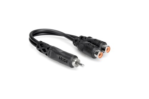 Hosa YRA-104 Y Cable RCA to Dual RCAF