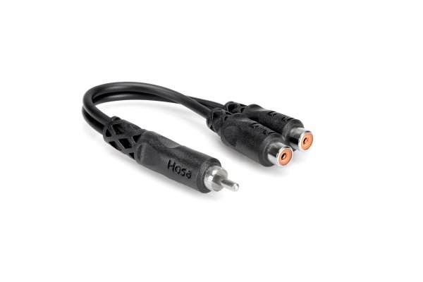 Hosa YRA-104 Y Cable RCA to Dual RCAF