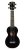 Mahalo MR1-BK Rainbow Soprano Ukulele. Black 
