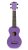 Mahalo MR1-PP Rainbow Soprano Ukulele. Purple