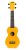 Mahalo MR1-YW Rainbow Soprano Ukulele. Yellow