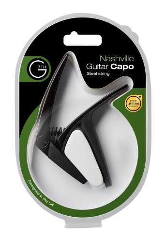 G7th G7NVBK Nashville Guitar Capo. Black