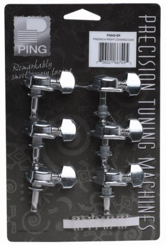 Ping P2642-6R Economy Covered Machine Heads. 6 RT Mini Button Chrome