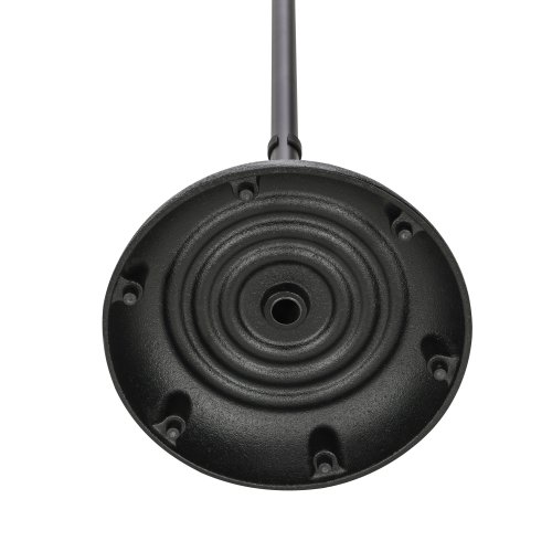 Stageline MS603B Microphone Stand – Round Base, Adjustable Height 33.5″–61″, Heavy-Duty Metal Construction, 9.8″ Base Diameter, 8 lbs – Black