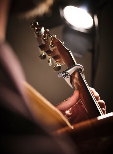 G7th C31010 Newport Guitar Capo. Silver