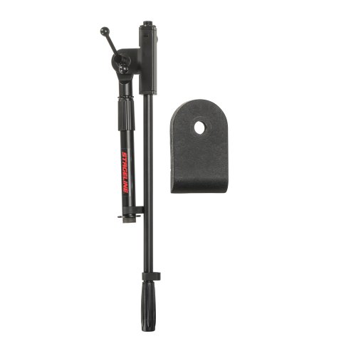Stageline MS6531BK Microphone Stand – Adjustable Height 12.8″–17.5″, Boom Arm 19.5″, Heavy-Duty Design for Tabletop or Kick Drum Use, 5.5 lbs – Black
