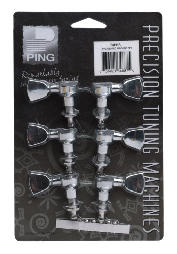 Ping P2654A Venitian Button Machine Heads. 3 Bass 3 Treble Gold