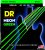 DR Strings NGB-45 Hi-Def Neon Colored Bass Strings. Green 45-105