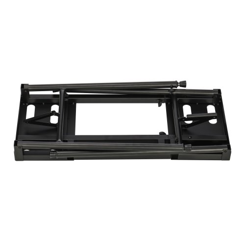 Stageline KS11 Keyboard Stand – Heavy-Duty Platform Style, Adjustable Height, Non-Slip Rubber Caps – Black
