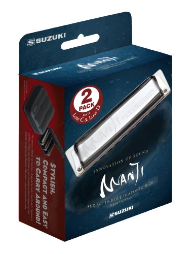 Suzuki M-20-LP 2 Piece Manji Harmonica Set