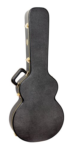 MBT MBTJZGCWBK Wooden Jazz Guitar Case. Black
