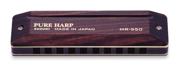 Suzuki MR-550-F# Pure Harp Harmonica. Key of F#