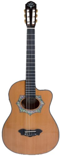 Oscar Schmidt OH30SCE Acoustic Electric Requinto w/Bag. Natural