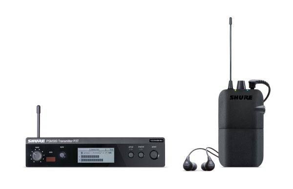 Shure P3TR112GR-G20 PSM-300 Wireless In-Ear Monitoring Set With SE112 Earphones. G20 Band