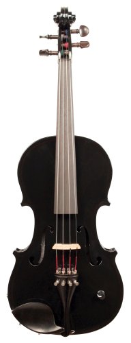Barcus Berry BAR-AEBK Vibrato AE Series Acoustic-Electric Violin. Piano Black