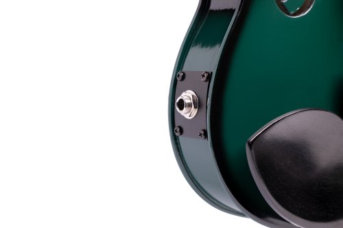 Barcus Berry BAR-AEG Vibrato AE Series Acoustic-Electric Violin. Metallic Green