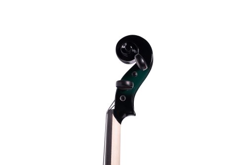 Barcus Berry BAR-AEG Vibrato AE Series Acoustic-Electric Violin. Metallic Green