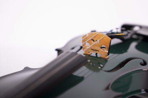 Barcus Berry BAR-AEG Vibrato AE Series Acoustic-Electric Violin. Metallic Green