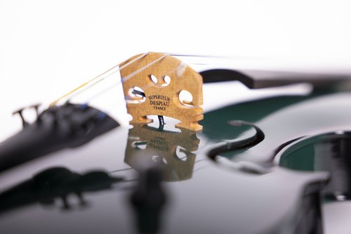 Barcus Berry BAR-AEG Vibrato AE Series Acoustic-Electric Violin. Metallic Green