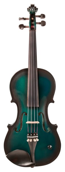 Barcus Berry BAR-AEG Vibrato AE Series Acoustic-Electric Violin. Metallic Green