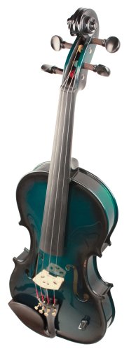Barcus Berry BAR-AEG Vibrato AE Series Acoustic-Electric Violin. Metallic Green