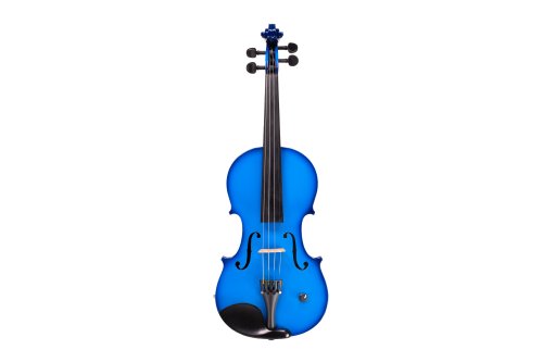 Barcus Berry BAR-AEVB Vibrato AE Series Acoustic-Electric Violin. Blue