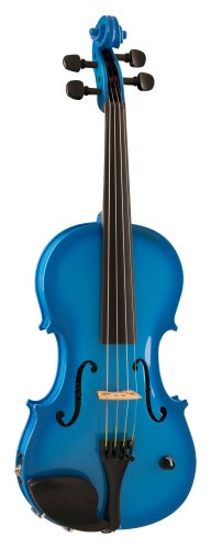 Barcus Berry BAR-AEVB Vibrato AE Series Acoustic-Electric Violin. Blue