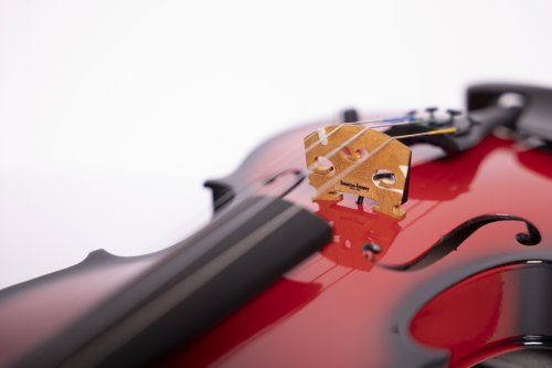 Barcus Berry BAR-AEVR Vibrato-AE Series Acoustic Electric Violin. Red Berry