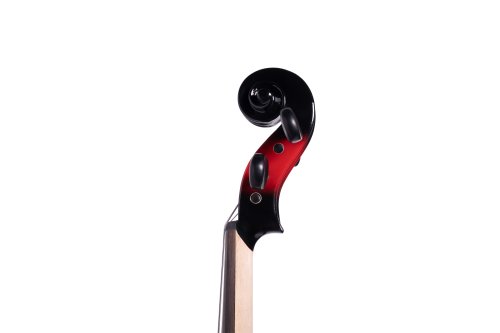 Barcus Berry BAR-AEVR Vibrato-AE Series Acoustic Electric Violin. Red Berry